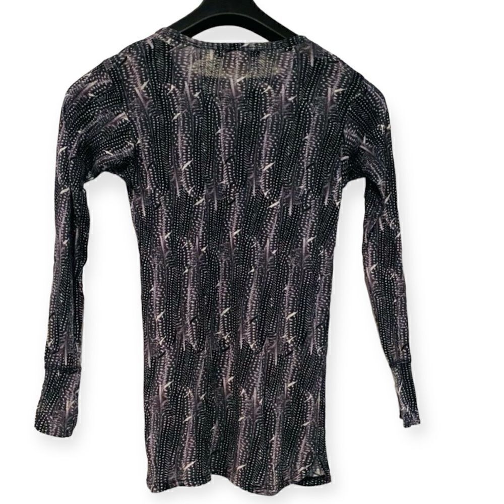 Isabel Marant for H&M Feather Print Linen Top Size 2 - Picture 5 of 8